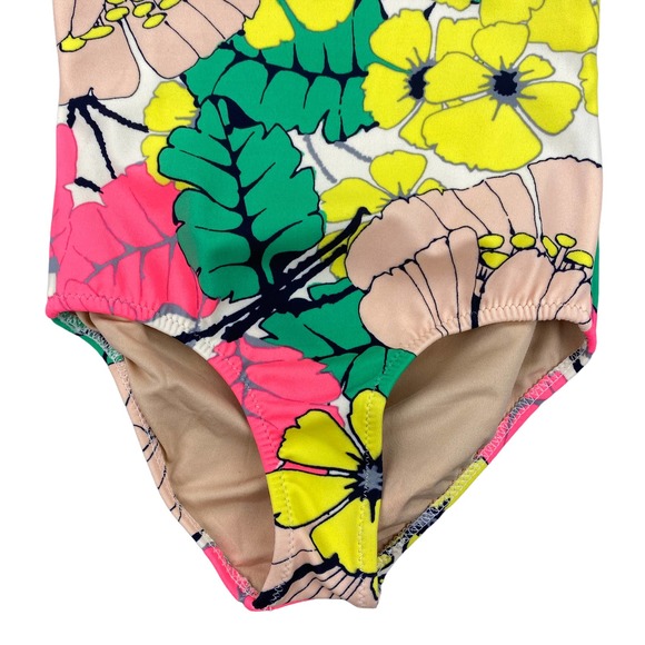 Crewcuts by J. Crew Girls Floral One Piece Swimsuit Size 4/5 - Picture 3 of 8